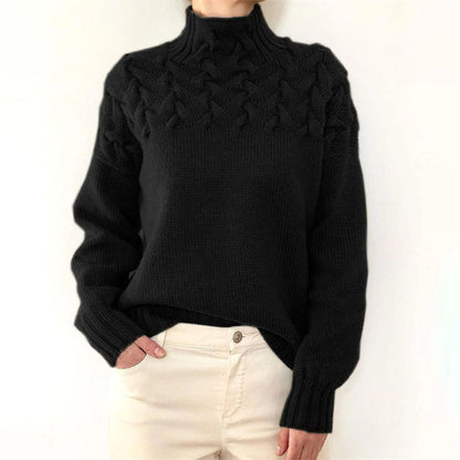 Women's - Cashmere Knit Sweater - Cosy Style for Effortless Elegance