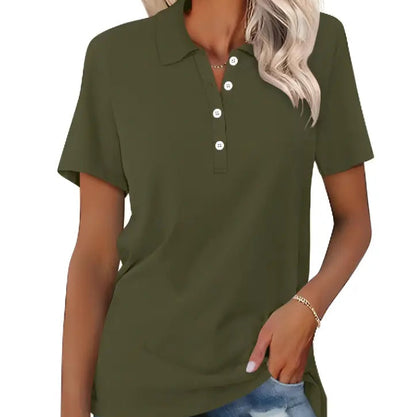 Women's - Polo Shirt - Soft Cotton Blend - Ultimate Comfort & Stylish Fit - Ideal for Everyday Wear