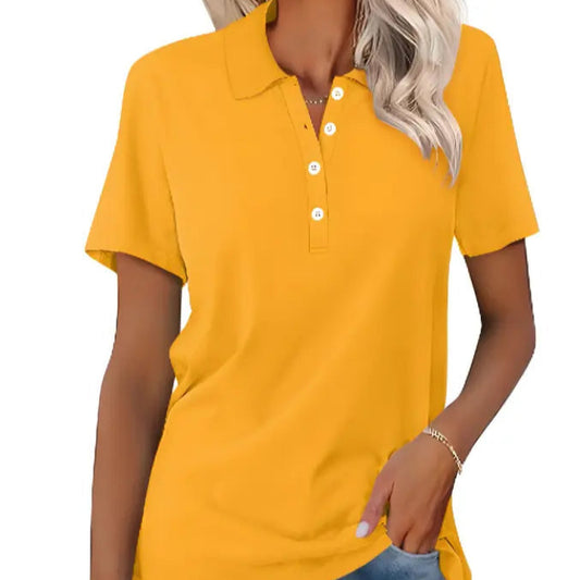 Women's - Polo Shirt - Soft Cotton Blend - Ultimate Comfort & Stylish Fit - Ideal for Everyday Wear