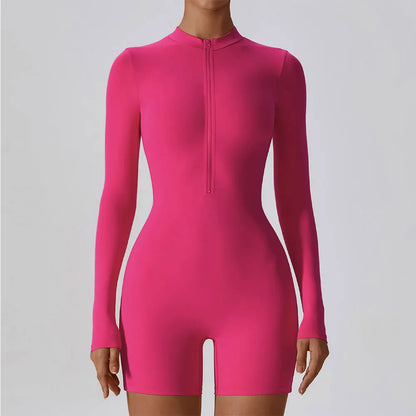 Women's - Fitness Jumpsuit - Stretchy & Comfortable Design - Ideal for Activewear & Workouts - Stylish Performance Gear