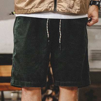 Men's - Summer Corduroy Shorts - Stylish & Comfortable Casual Wear