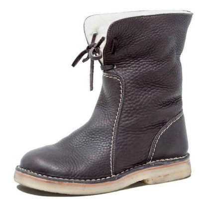 Women's - Winter Boots - Fur-Lined & Waterproof - Stylish Cold Weather Footwear