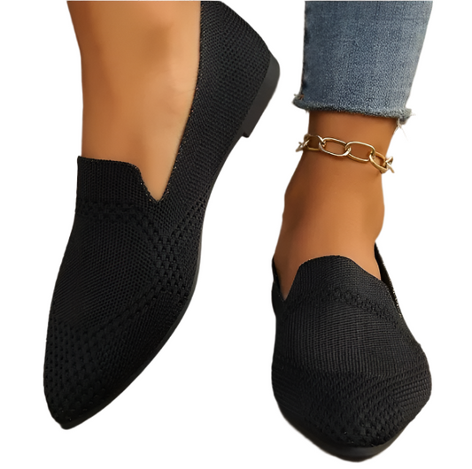 Women's - Comfortable Flat Shoes - Stylish Design - Versatile Footwear for Everyday Wear