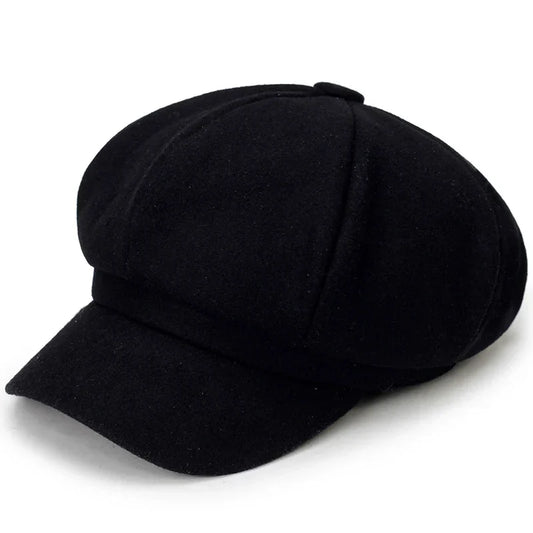 Unisex - Stylish Beret - Warm Wool Blend - Trendy Winter Accessory
