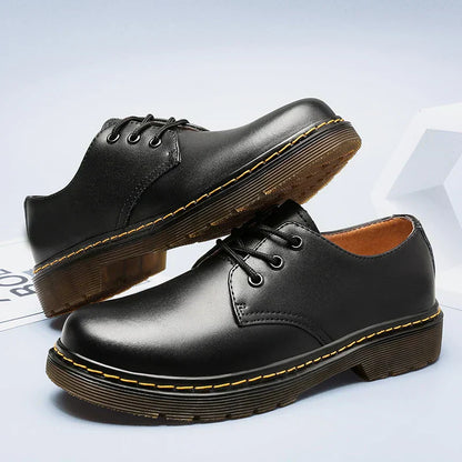 Men's - Oxford Shoes - Smooth Leather - Classic Lace-Up
