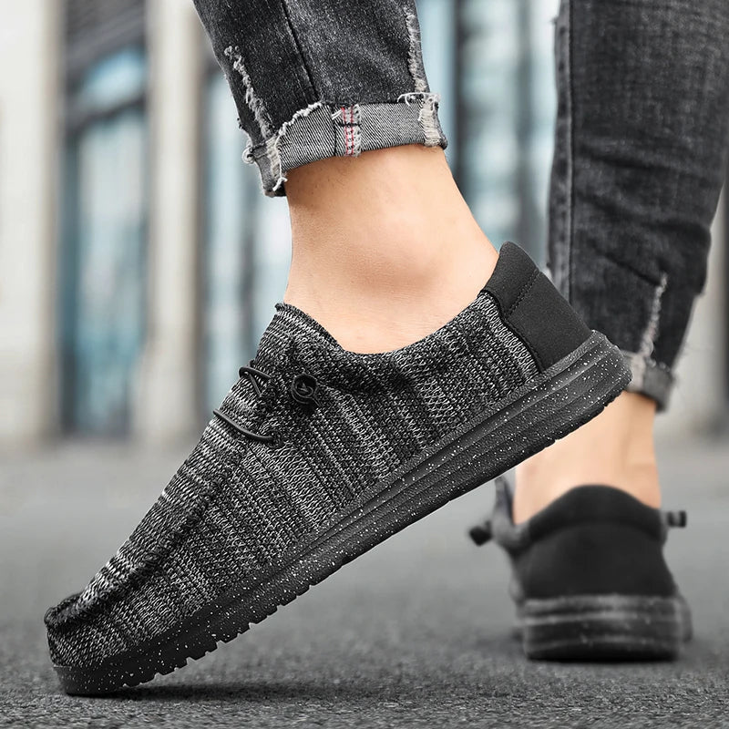 Men - Shoes - Mesh Canvas - Breathable Fit