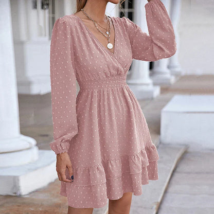 Women's - Chiffon Dress - Lightweight & Elegant Fabric - Ideal for Summer Events & Casual Outings