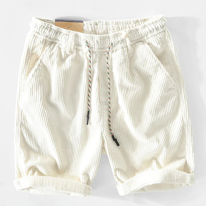 Men's - Summer Corduroy Shorts - Stylish & Comfortable Casual Wear