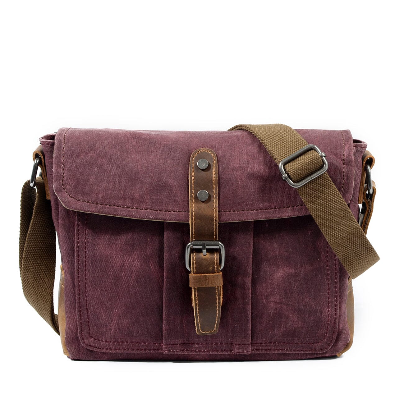 Unisex - Small Canvas Messenger Bag - Stylish & Versatile
