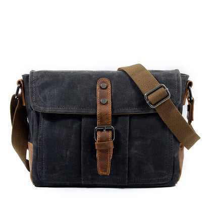 Unisex - Small Canvas Messenger Bag - Stylish & Versatile