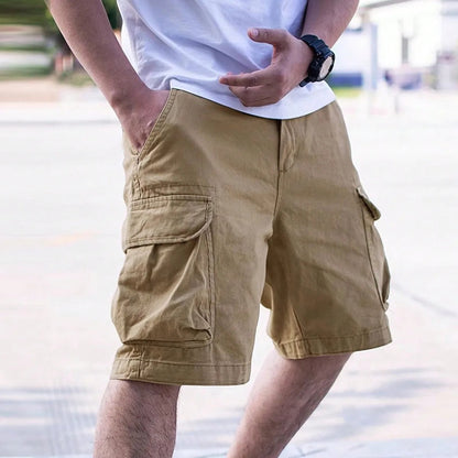 Men's - Cargo Shorts - Comfortable Multi-Pocket Design