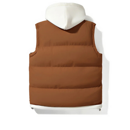 Men's - Soft Shell Hooded Puffer Gilet - Lightweight & Stylish Outerwear