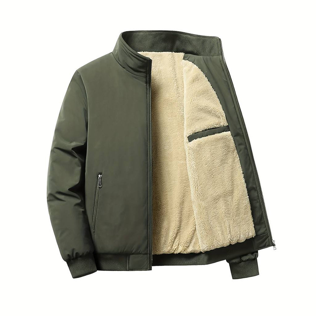 Men's - Bomber Jacket - Warm Lined Water-Repellent