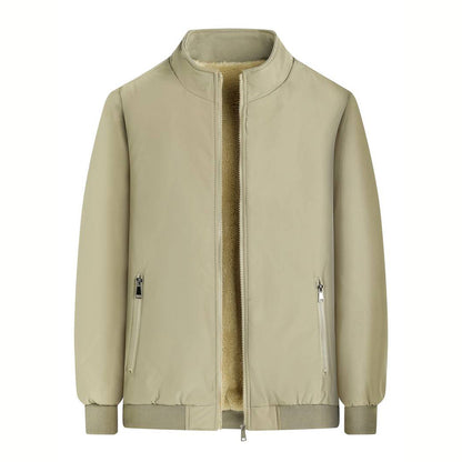 Men's - Bomber Jacket - Warm Lined Water-Repellent