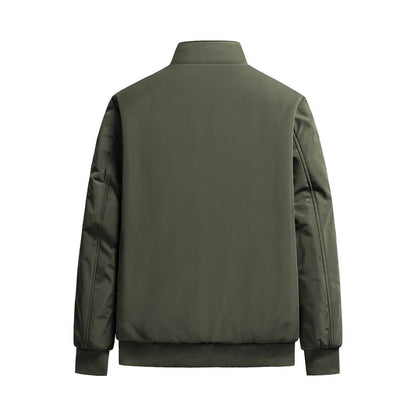 Men's - Bomber Jacket - Warm Lined Water-Repellent