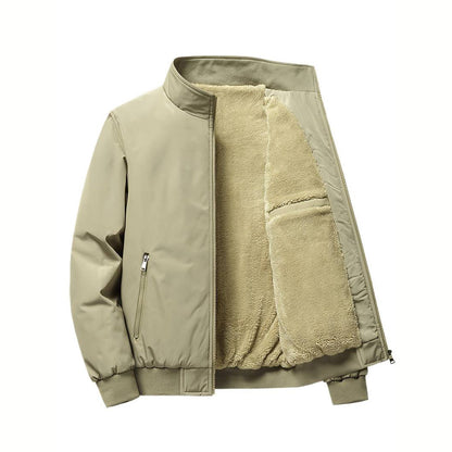 Men's - Bomber Jacket - Warm Lined Water-Repellent