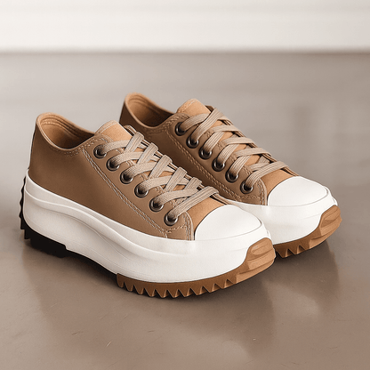 Women's - Dynamic Plateau Sneakers - Stylish & Comfortable