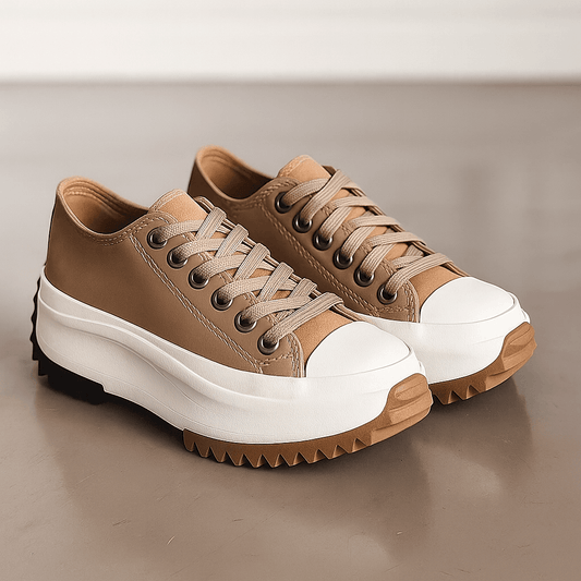 Women's - Dynamic Plateau Sneakers - Stylish & Comfortable