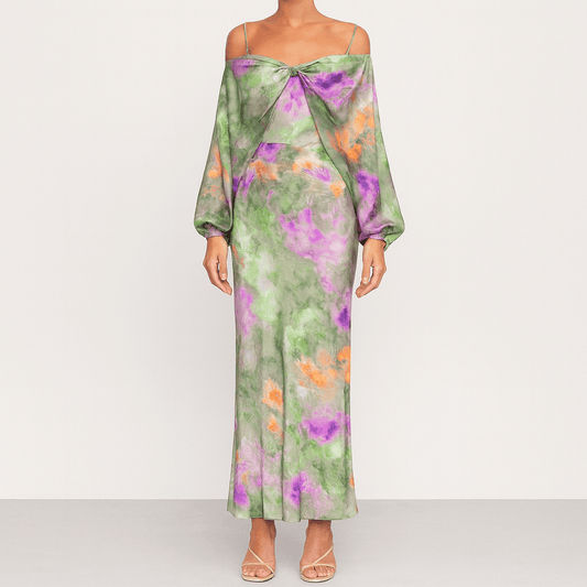 Women's - Floral Maxi Dress - Summer Style