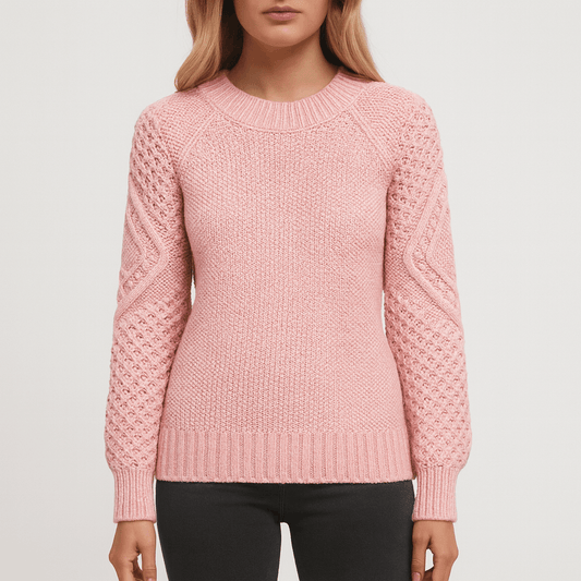 Women's - Knitted Jumper - Long Sleeve Cosy Fit