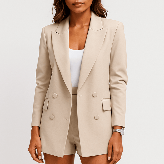 Women's - Long-Sleeved Blazer - Versatile Business Casual