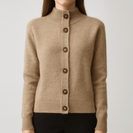 Women's - Luxurious Knit Cardigan - Cosy & Stylish Layer