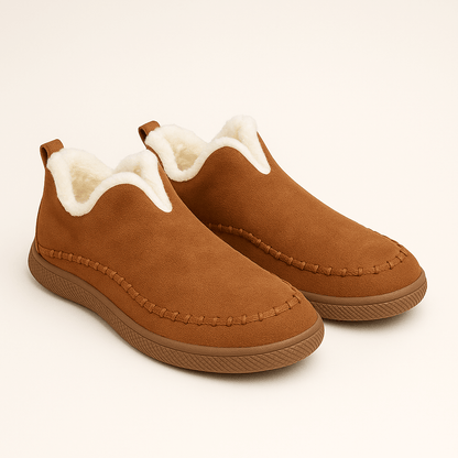 Women's - Warm Lined Shoes - Anti-Slip Sole