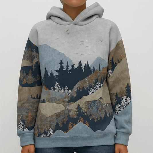 Women's - Casual Autumn Sweater - Cozy Fabric