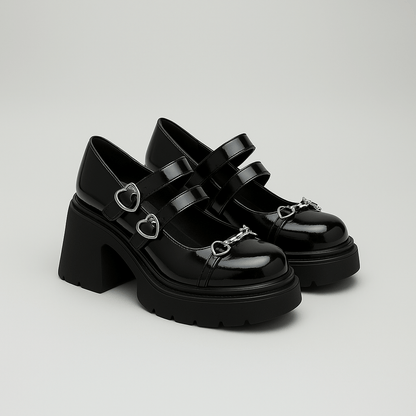 Women's - Chunky Heels - Stylish and Comfortable - Trendy Footwear for Every Occasion
