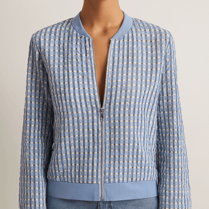 Women's - Long-Sleeved Transition Jacket - Full-Length Zip - Versatile Style