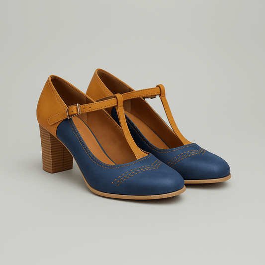 Women's - Stylish Block Heel Sandals - Comfortable & Trendy Footwear