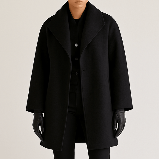 Women's - Winter Coat - Elegant Tailored Design - Chic Outerwear for Autumn and Winter