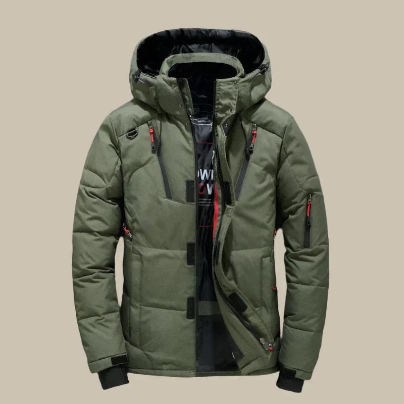 Men's - Winter Jacket - Hooded Warm Padded Coat