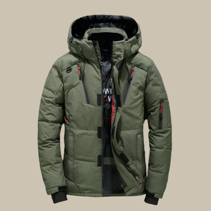 Men's - Winter Jacket - Hooded Warm Padded Coat