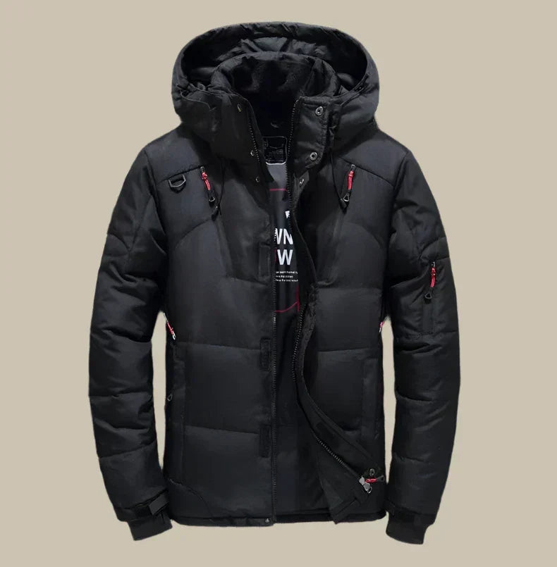Men's - Winter Jacket - Hooded Warm Padded Coat