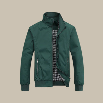 Men's - Casual Summer Jacket - Stylish with Collar - Perfect for Warm Days