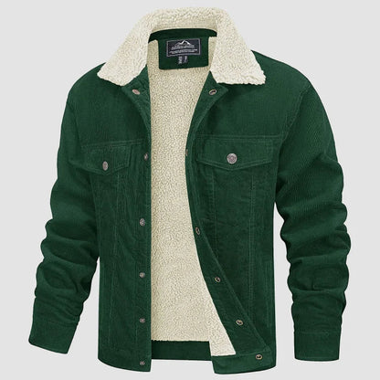 Men's - Corduroy Jacket with Warm Lining