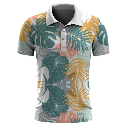 Men’s - Polo Shirt - Tropical Summer Style