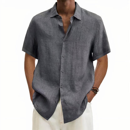 Men's - Linen Shirt - Comfy Summer Wear