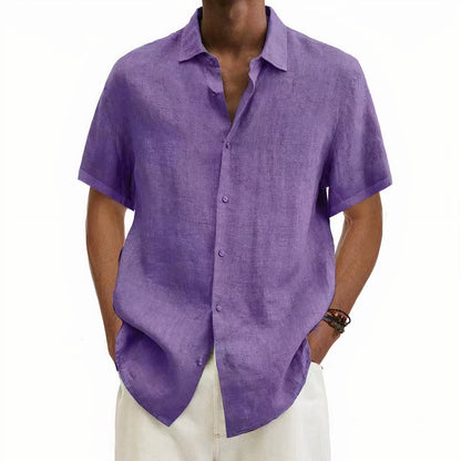 Men's - Linen Shirt - Comfy Summer Wear