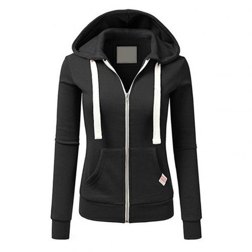 Women's - Cosy Zip-Up Hoodie - Soft and Stylish