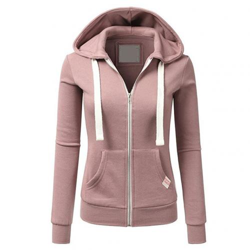 Women's - Cosy Zip-Up Hoodie - Soft and Stylish
