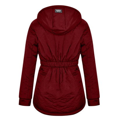 Women's - Parka Jacket - Sherpa-Lined, Hooded, Insulated Fleece - Winter Coat