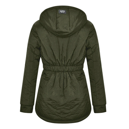 Women's - Parka Jacket - Sherpa-Lined, Hooded, Insulated Fleece - Winter Coat