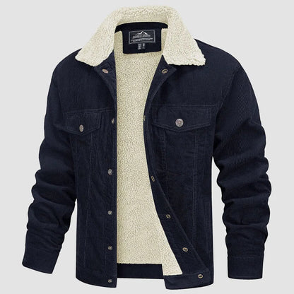 Men's - Corduroy Jacket with Warm Lining