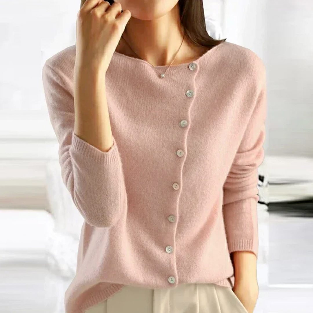 Women's - Soft Overcoat - Elegant & Cosy Style