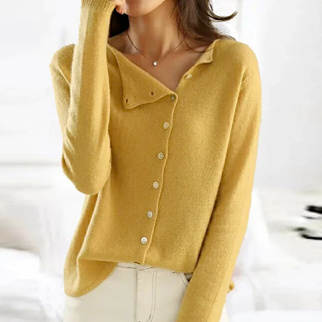 Women's - Soft Overcoat - Elegant & Cosy Style