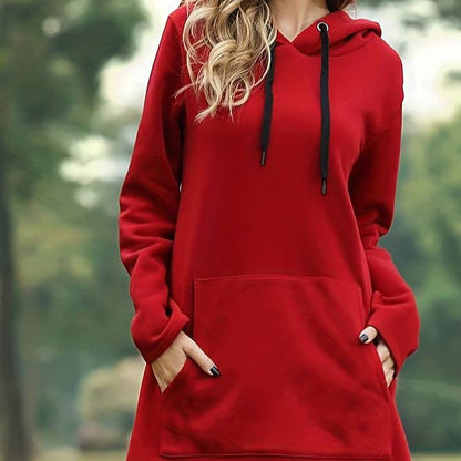 Women's - Long Hoodie - Soft & Stylish