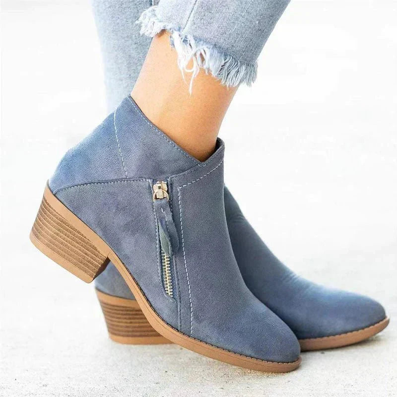 Women's - Comfortable Booties - Soft Material