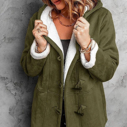 Women's – Hooded Coat – Fleece-Lined – Winter Outerwear